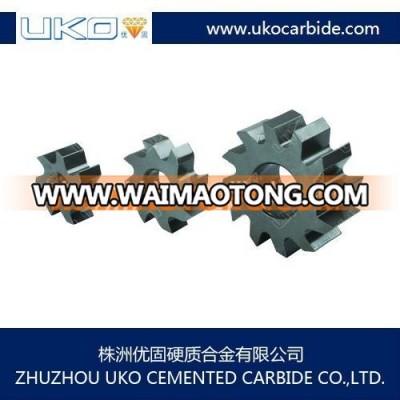 High performance cemented carbide wear parts produced as to drawing