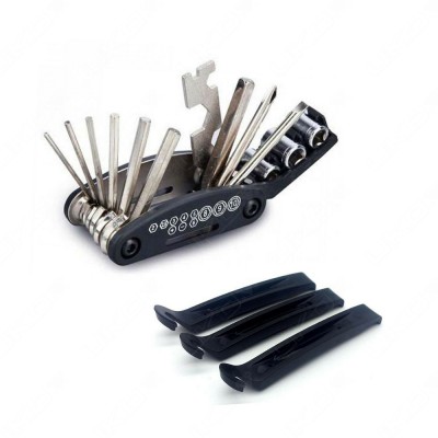 Bike hand bicycle repairing tool kit tool case box including multifunction tools for bike