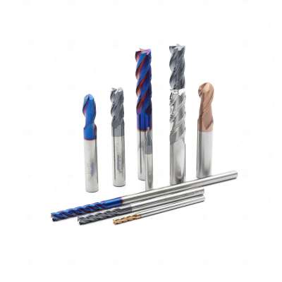 Good Wear Resistance Standard Length HRC55 Cutting Tools Endmill Carbide